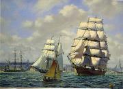 unknow artist Seascape, boats, ships and warships. 54 USA oil painting reproduction